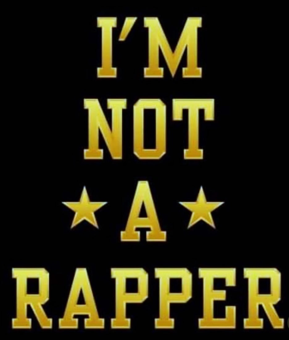 I’M Not A Rapper T Shirt Worn By Drake