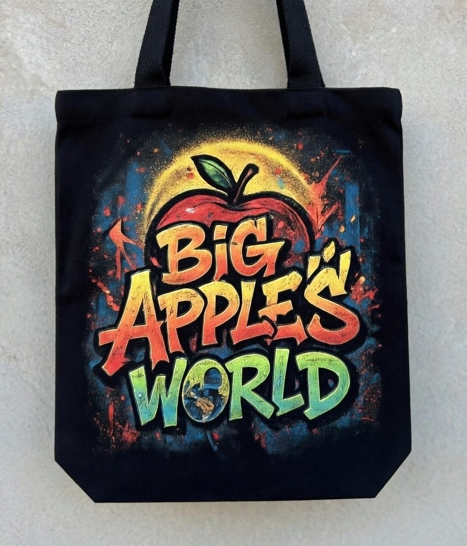 Big Apples Worlds Tote Bag
